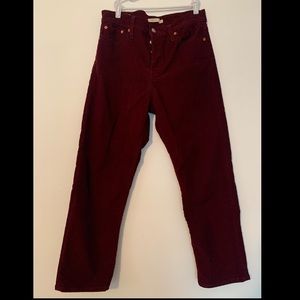 Levi Cropped Cords